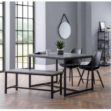 Julian Bowen Staten Concrete Effect Dining Table