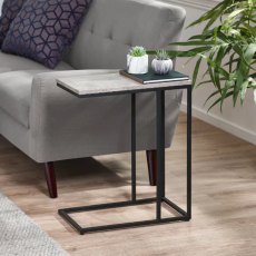 Julian Bowen Staten Concrete Effect Drinks Table