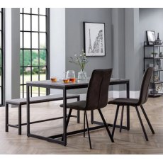 Julian Bowen Staten Concrete Effect Dining Bench