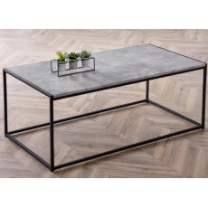 Julian Bowen Staten Concrete Effect Rectangular Coffee Table