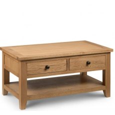 Julian Bowen Astoria Coffee Table With 2 Drawers