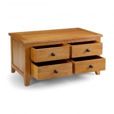 Julian Bowen Astoria Coffee Table With 4 Drawers