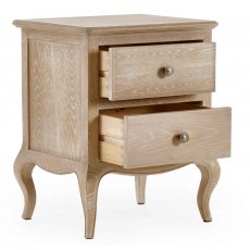 Julian Bowen Camille 2 Drawer Bedside Chest