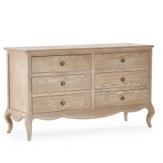 Julian Bowen Camille 6 Drawer Wide Chest