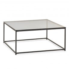 Julian Bowen Chicago Rectangular Coffee Table Smoked Glass