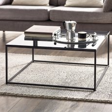 Julian Bowen Chicago Rectangular Coffee Table Smoked Glass