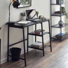 Julian Bowen Chicago Desk Smoked Glass