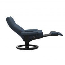 Stressless David Recliner Chair & Footstool Powered Leg & Back