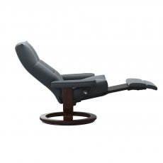 Stressless David Recliner Chair & Footstool Powered Leg & Back