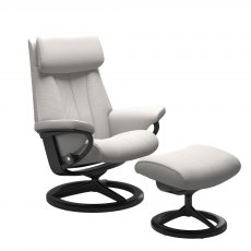 Stressless Paul Signature Base Recliner Chair & Footstool 2 Sizes