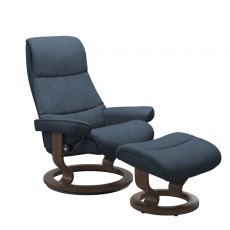 Stressless View Classic Base Recliner Chair 3 Sizes