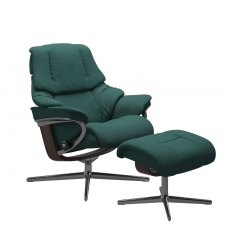 Stressless Reno Cross Base Recliner Chair 3 Sizes