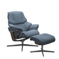 Stressless Reno Cross Base Recliner Chair 3 Sizes