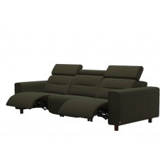 Stressless Emily 3 Seater Sofa With 2 Powered Recliners & Wide Arms