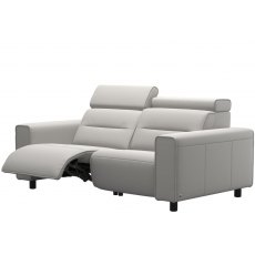 Stressless Emily 2 Seater Sofa With 1 Powered Recliner & Wide Arms
