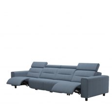 Stressless Emily 4 Seater Sofa With 2 Powered Recliners & Wide Arms