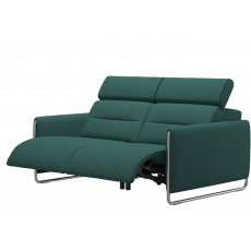 Stressless Emily 2 Seater Sofa With 2 Powered Recliners Steel Legs