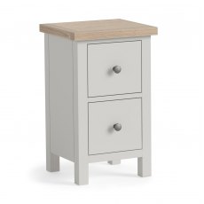 Global Home Modern Country Narrow Bedside Chest