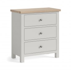 Global Home Modern Country 3 Drawer Chest
