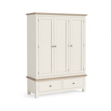 Global Home Modern Country Triple Wardrobe