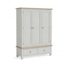 Global Home Modern Country Triple Wardrobe