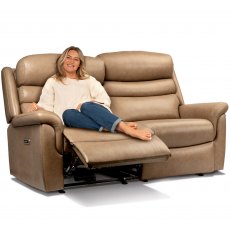 Sherborne Upholstery Leyburn 2 Seater Powered Recliner Lounger Sofa