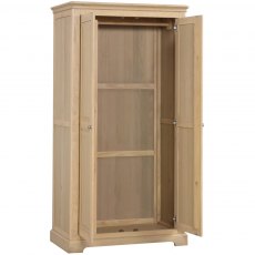 Devonshire Lydford Oak All Hanging Double Wardrobe Devonshire Lydford Oak All Hanging Double Wardrobe