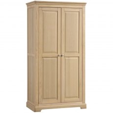 Devonshire Lydford Oak All Hanging Double Wardrobe Devonshire Lydford Oak All Hanging Double Wardrobe