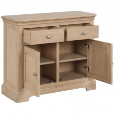 Devonshire Lydford Oak 2 Drawer Over 2 Door Sideboard