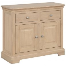 Devonshire Lydford Oak 2 Drawer Over 2 Door Sideboard