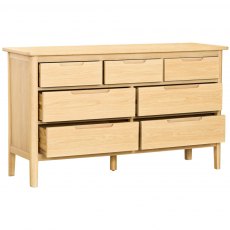 Devonshire Bergen Oak 3 Over 4 Drawer Chest