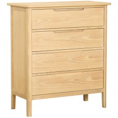 Devonshire Bergen Oak 4 Drawer Chest