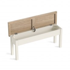 Global Home Modern Country Shallow Storage Bench