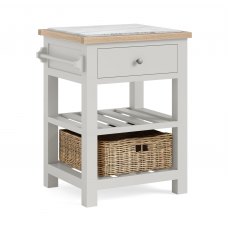Global Home Modern Country Small Kitchen Island