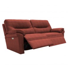 G Plan Seattle 3 Seater Double Manual Recliner With Heated Seats