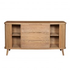 Carlton Furniture Tambour Grey Sideboard