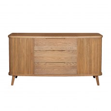 Carlton Furniture Tambour Grey Sideboard