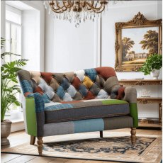 Vintage Sofa Company Alsace Petit Two Seater Sofa Patchwork (Fast Track)