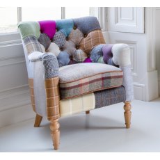 Vintage Sofa Company Alsace Petit Chair Patchwork (Fast Track)