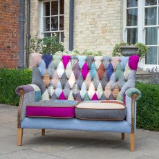 Vintage Sofa Company Hexham Barnard Patchwork 2 Seater Sofa (Fast Track)