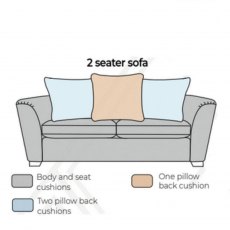 Alstons Tasman Pillow Back 2 Seater Sofa Alstons Tasman Pillow Back 2 Seater Sofa