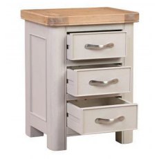 Papaya Trading Chatsworth Bedside Chest With 3 Drawers