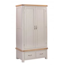 Papaya Trading Chatsworth Double Wardrobe With 2 Drawers