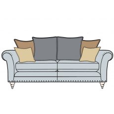 Alstons Cleveland 3 Seater Pillowback Sofa