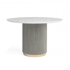 Corndell Isabella Round Dining Table Marble Top Corndell Isabella Round Dining Table Marble Top