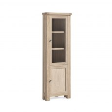 Corndell Normandy Whitewash Corner Display Cabinet Corndell Normandy Whitewash Corner Display Cabinet