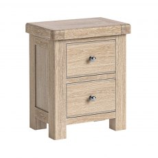 Corndell Normandy Whitewash Small Bedside Corndell Normandy Whitewash Small Bedside