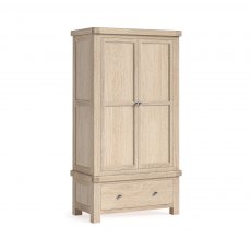 Corndell Normandy Whitewash Gents Wardrobe