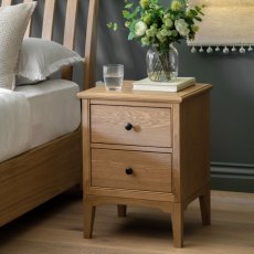Gallery Direct Malvern 2 Drawer Bedside Chest Gallery Direct Malvern 2 Drawer Bedside Chest