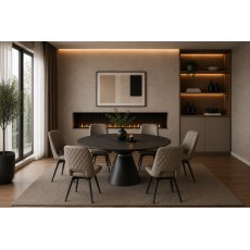 Carlton Furniture Lucca Bubble Extending Dining Table Volcano Ceramic Top Carlton Furniture Lucca Bubble Extending Dining Table Volcano Ceramic Top